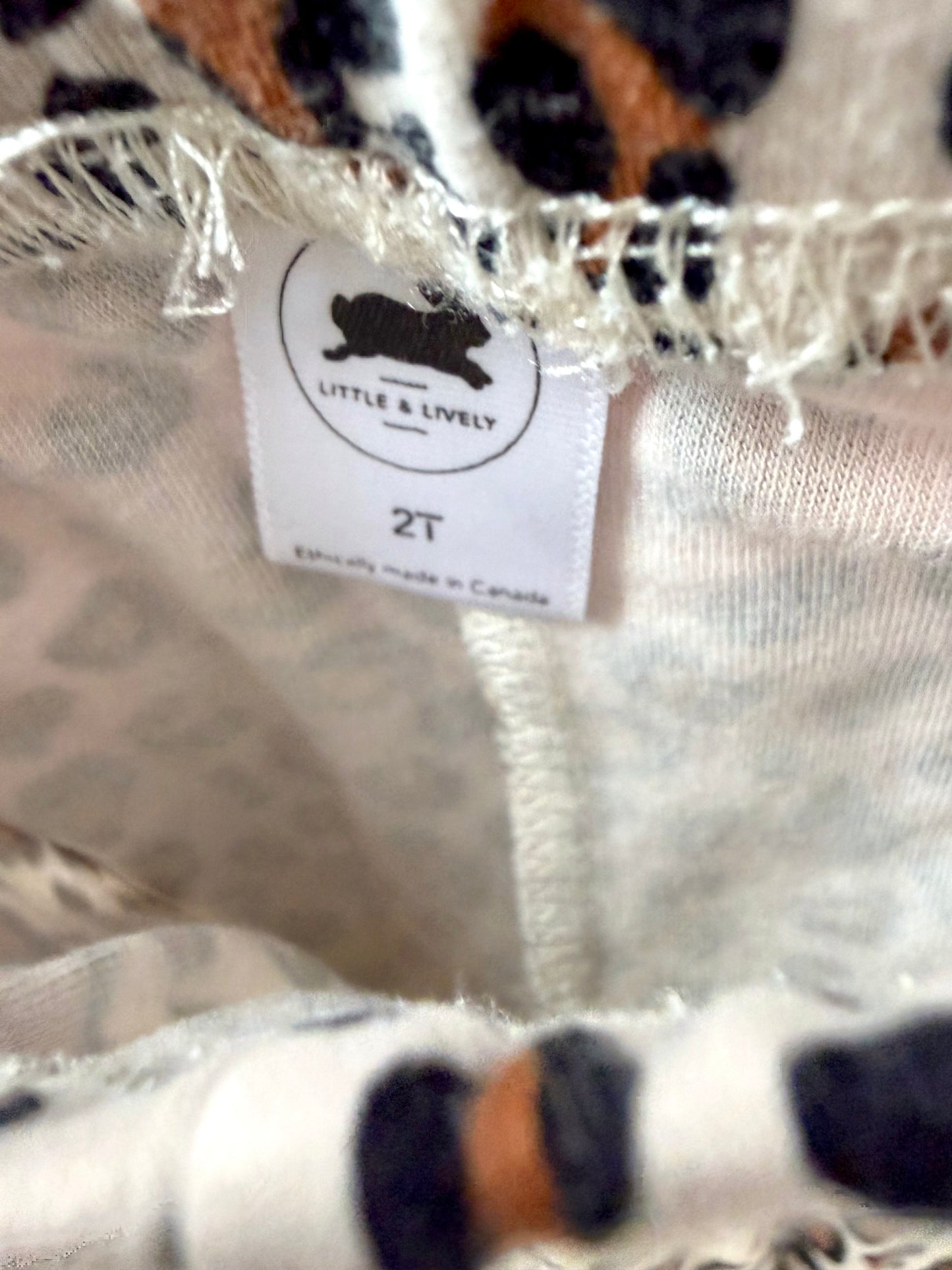 Little & Lively Animal Print Leggings / 2T
