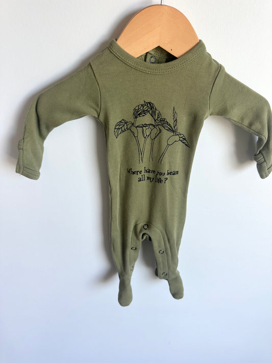 Organic Sage "Where have you been?" Sleeper / 0m