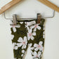 Olive Floral Pants / 3m