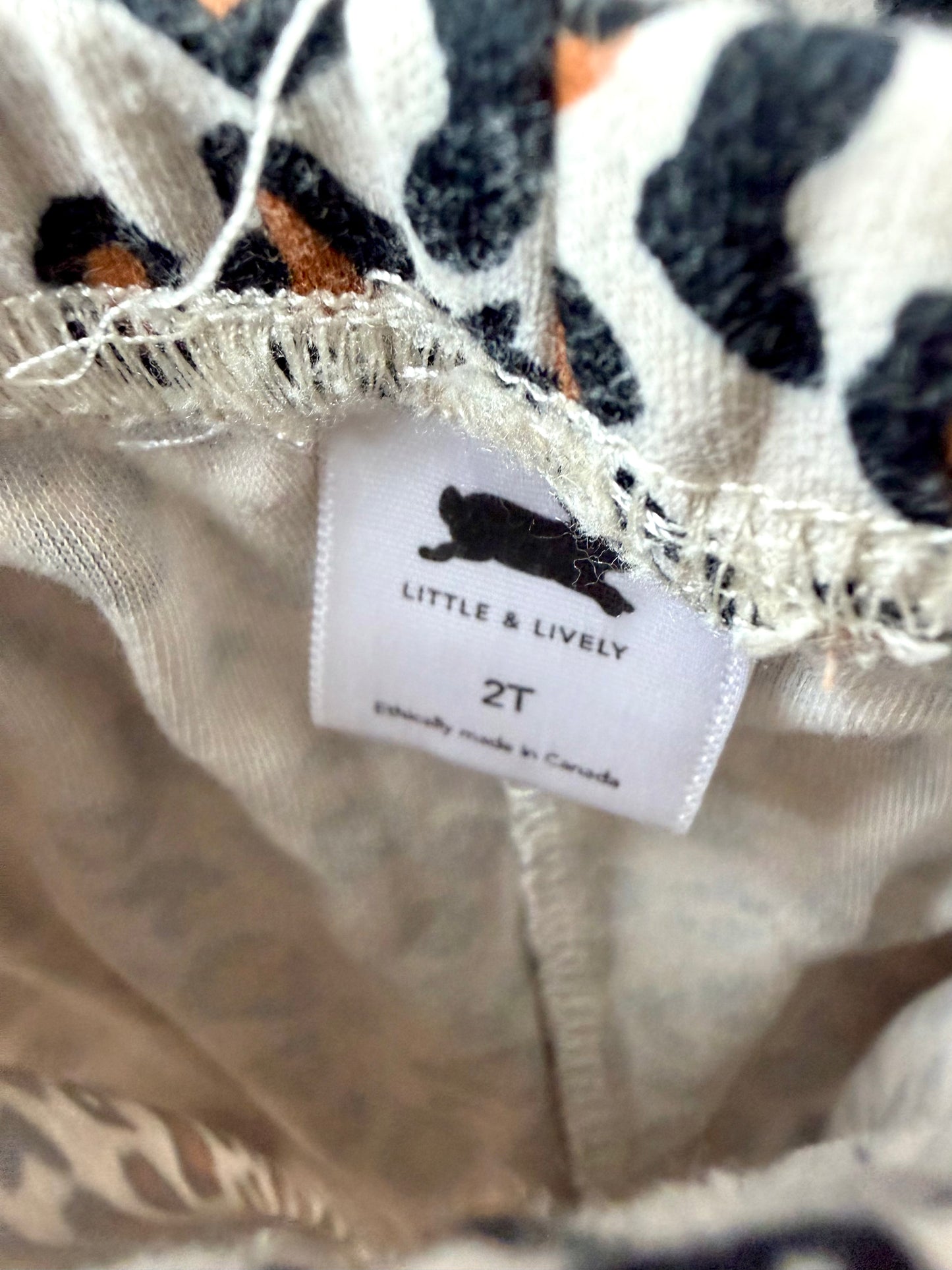 Little & Lively Animal Print Leggings / 2T