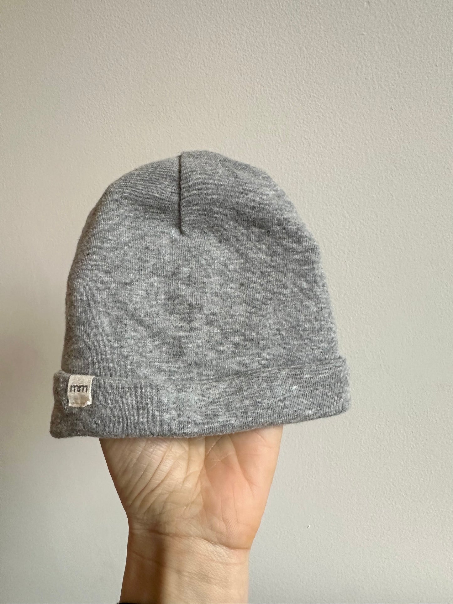 Mini Mioche Grey Beanie / 0-3m