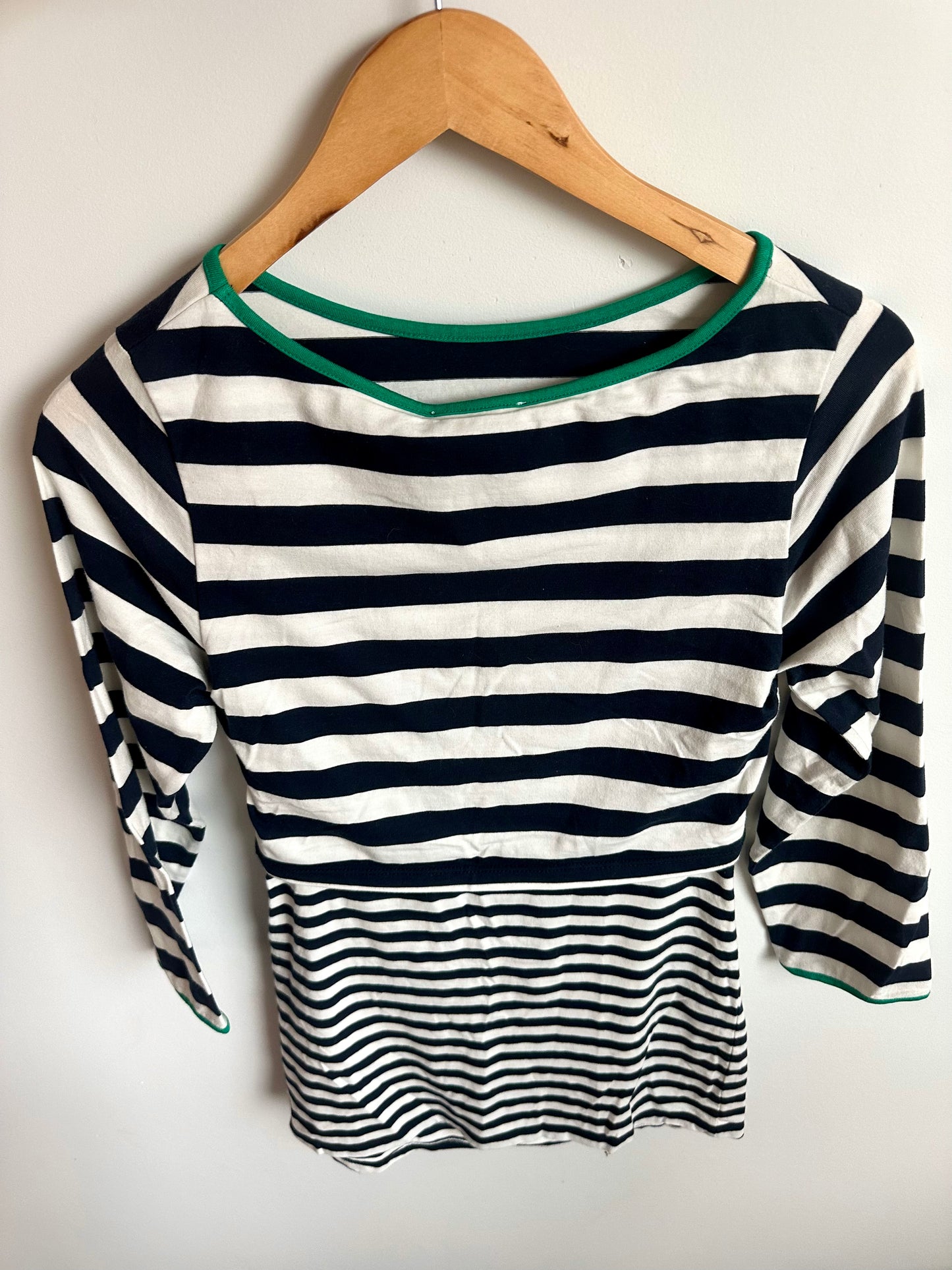 Striped Nursing Long Sleeve Top / Small