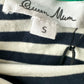 Striped Nursing Long Sleeve Top / Small