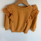H&M Marigold Ruffle Eyelet Crewneck (PLAY) / 2-3T