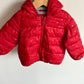 Red Heart Puffy Jacket / 18-24m