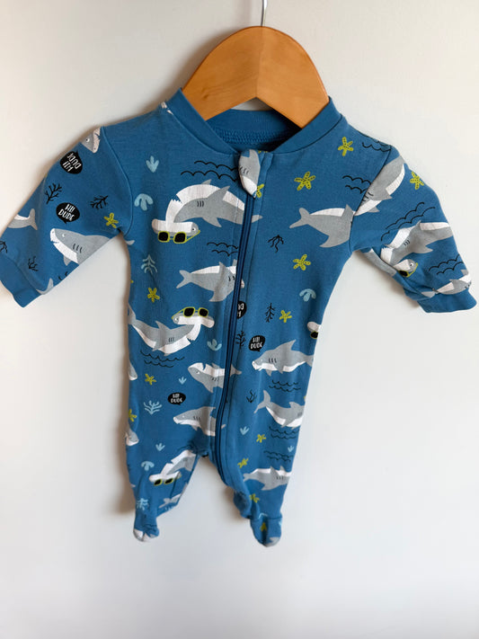 Hi Dude Shark Sleeper / 0-3m