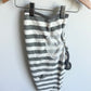 Set of 2 Grey Pattern Swaddles / 0-3m (7-14lbs)