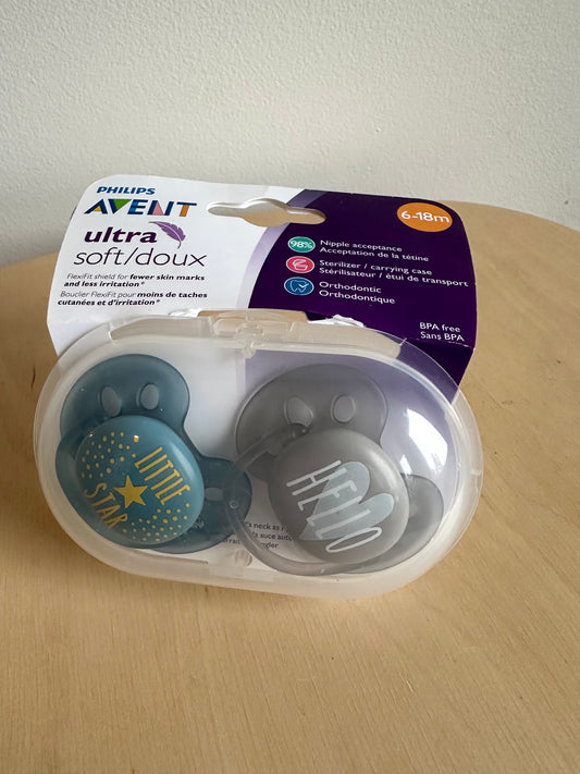 Philips Ultra Soft Pacifier (In Package)/ 6-18m