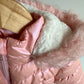Pink Puffy Hood Jacket / 12-18m