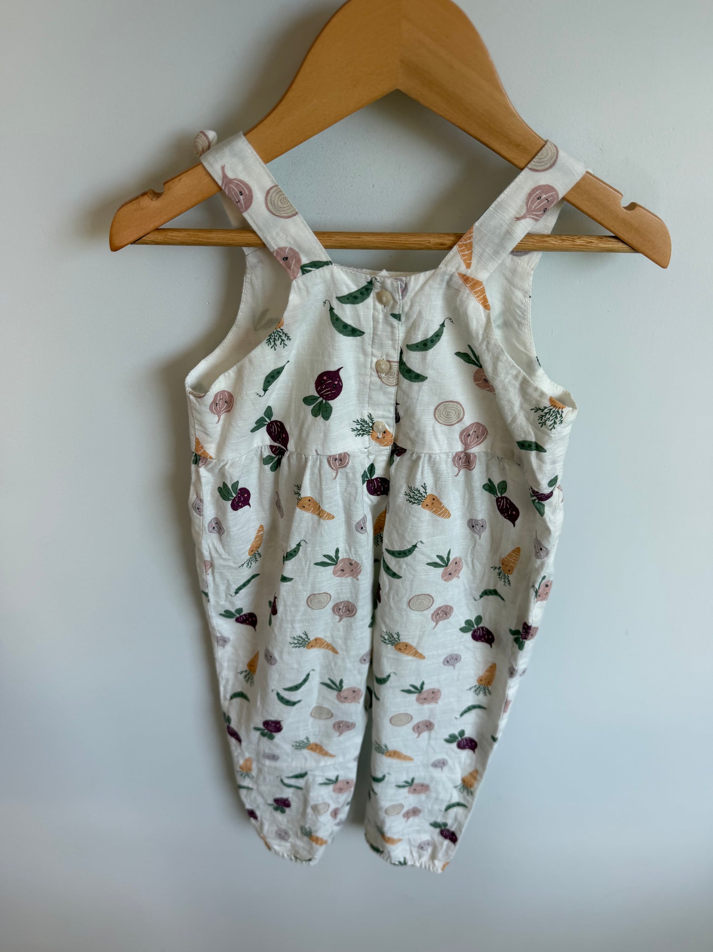 H&M Veggies Jumpsuit  / 18m-2T