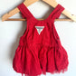 Oshkosh Red Cord Overall Dress / 6m