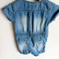 Chambray Romper / 12-18m