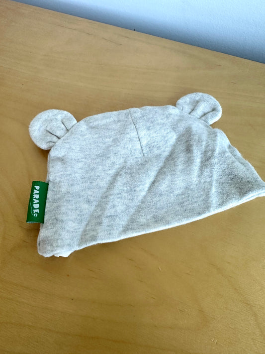 Parade Organic Grey Bear Ear Toque / 0-6m