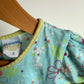 Blue Short Sleeve Floral Dress / 2T