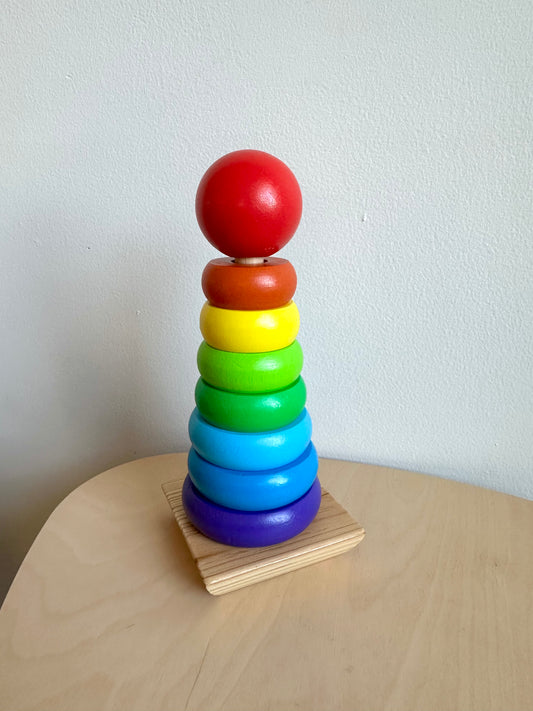 Melissa & Doug Wooden Stacking Toy (No Shipping)