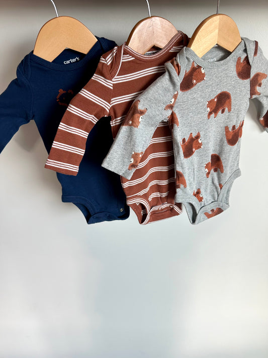 Set of 3 Bodysuits / 3m