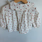 Collared Strawberry Long Sleeve Top / 18m-2T