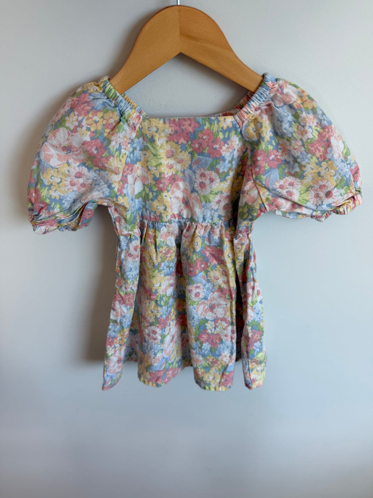 Muted Floral Dress / 2T