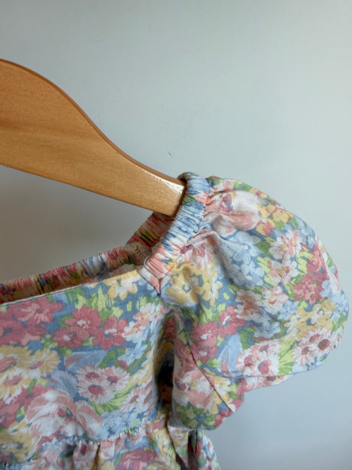 Muted Floral Dress / 2T