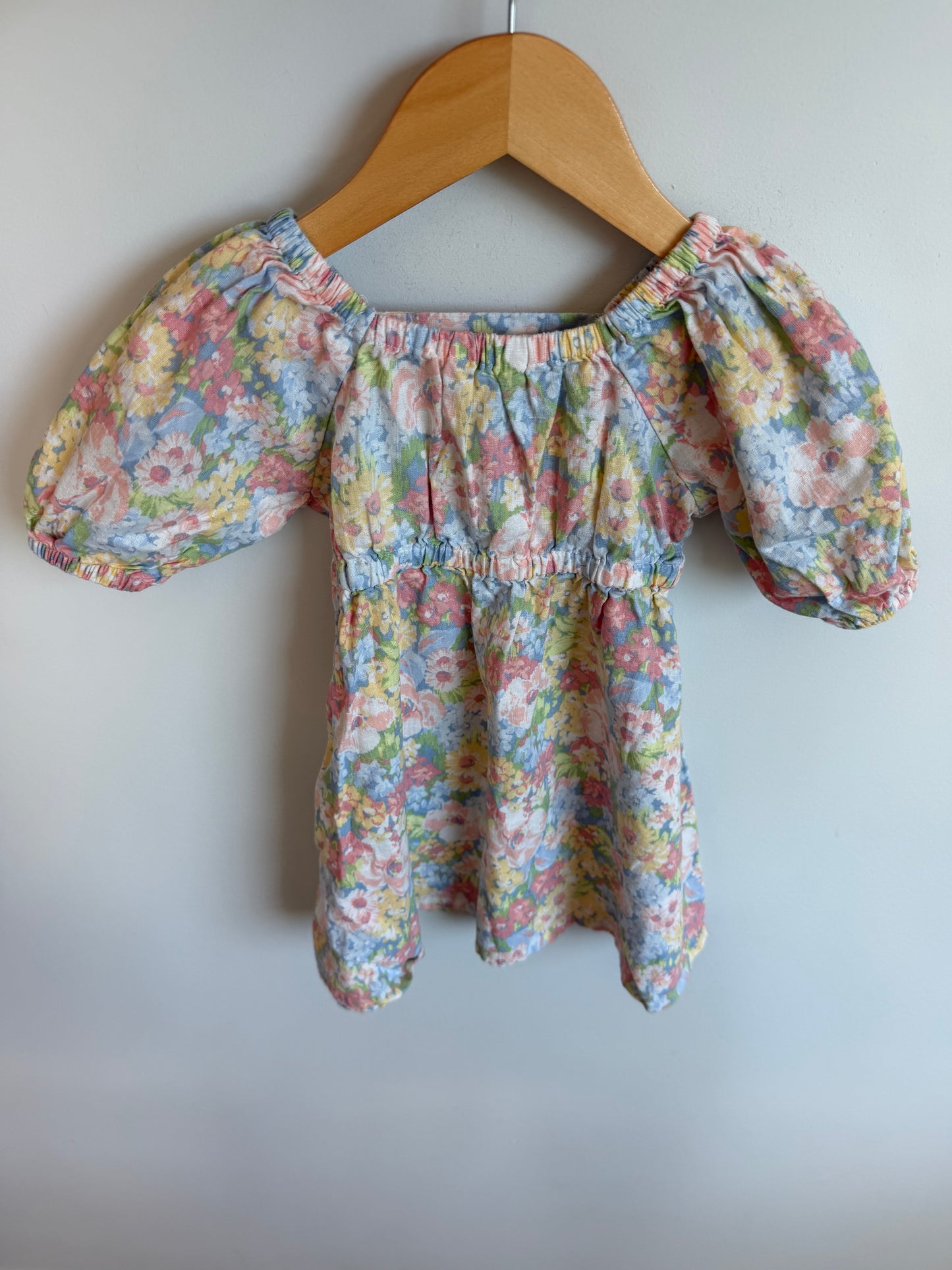 Muted Floral Dress / 2T