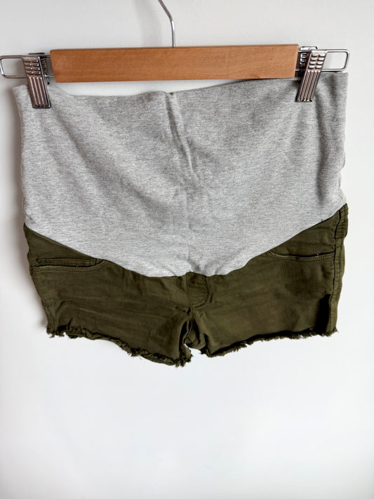 Thyme Maternity Olive Shorts / Small