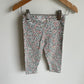 H&M Muted Floral Leggings / 12-18m