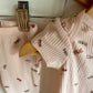 Pink Rib Butterfly Bodysuit + Pants / 3m