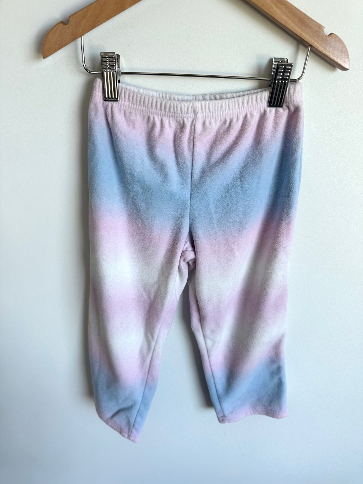Ombré Pink Blue Fleece Pants / 4T