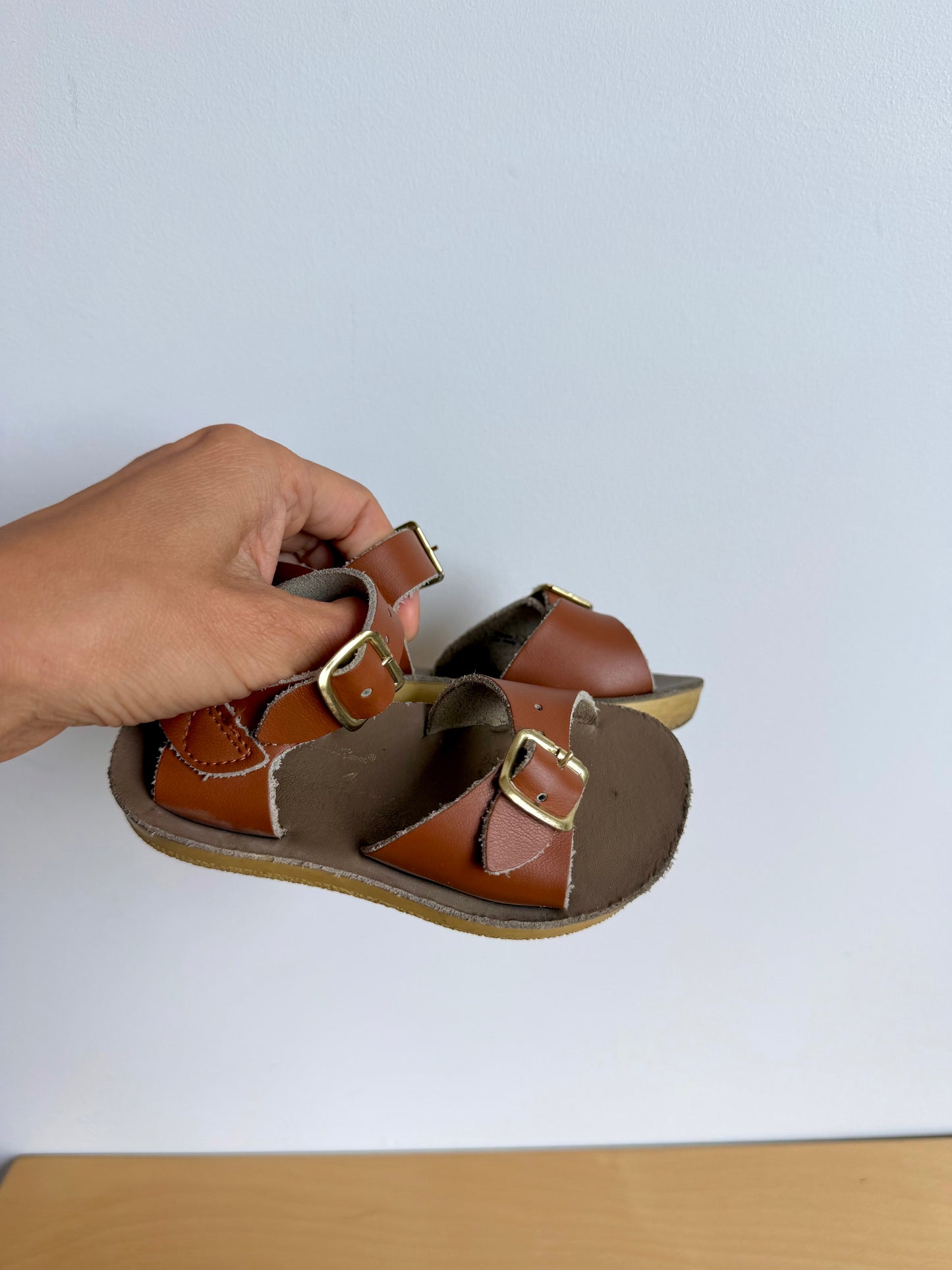 Leather Salt Water Sandals / Size 6 Toddler