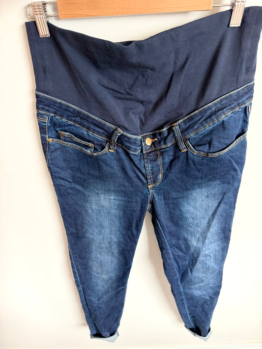 Dark Denim Maternity Jeans / Medium