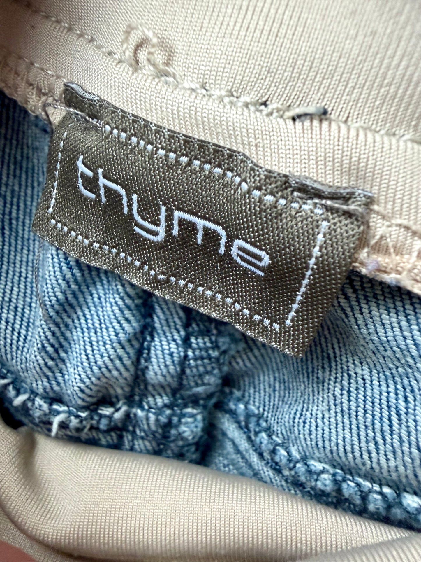 Thyme Maternity Jean Shorts / Medium