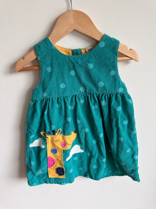 Frugi Organic Cotton Giraffe Dress / 24m