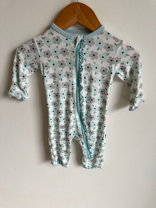 Kickee Pants Bamboo Newborn Floral Jumpsuit or Sleeper / 0m