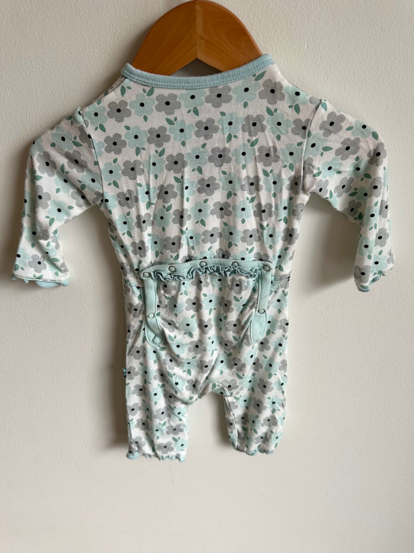 Kickee Pants Bamboo Newborn Floral Jumpsuit or Sleeper / 0m