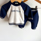 Benetton Blue + White Sweatsuit / 3-6m