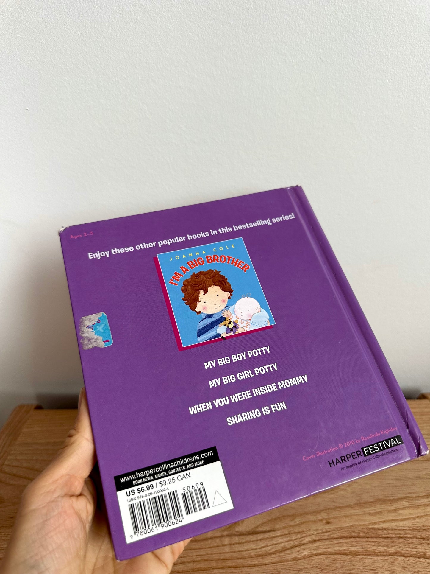 I'm A Big Sister Book / 0-3 years