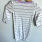 Ribbon Pattern Gown / 0-3m