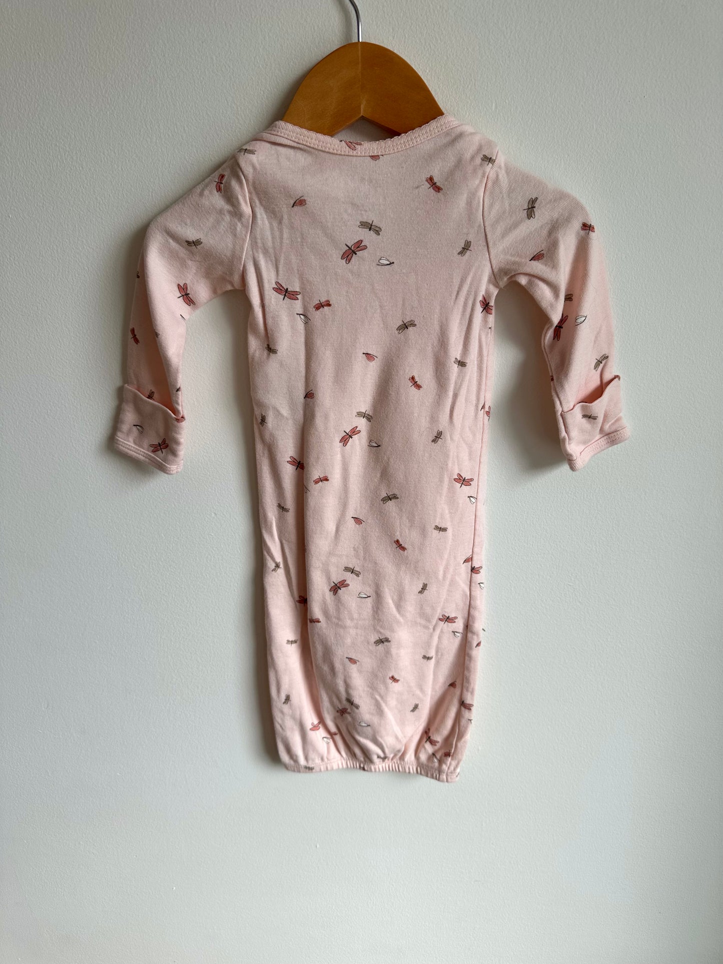 Blush Dragonfly Sleep Gown / 0-3m