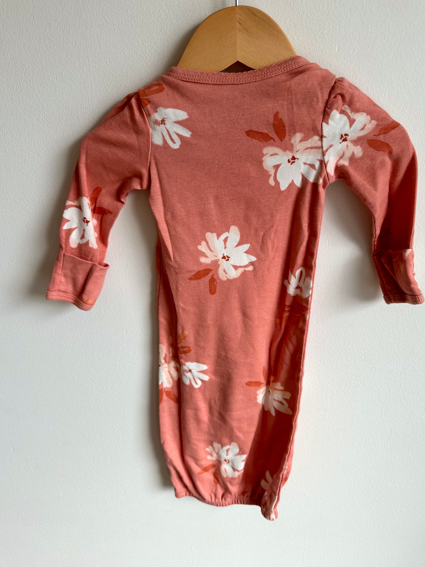 Blush Floral Sleep Gown / 0-3m