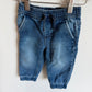 Blue Tapered Jean Like Pants / 12-18m