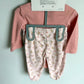 3 Piece So Loved Fox Bodysuit, Pants and Headband Set (With Tags) / 0-3m