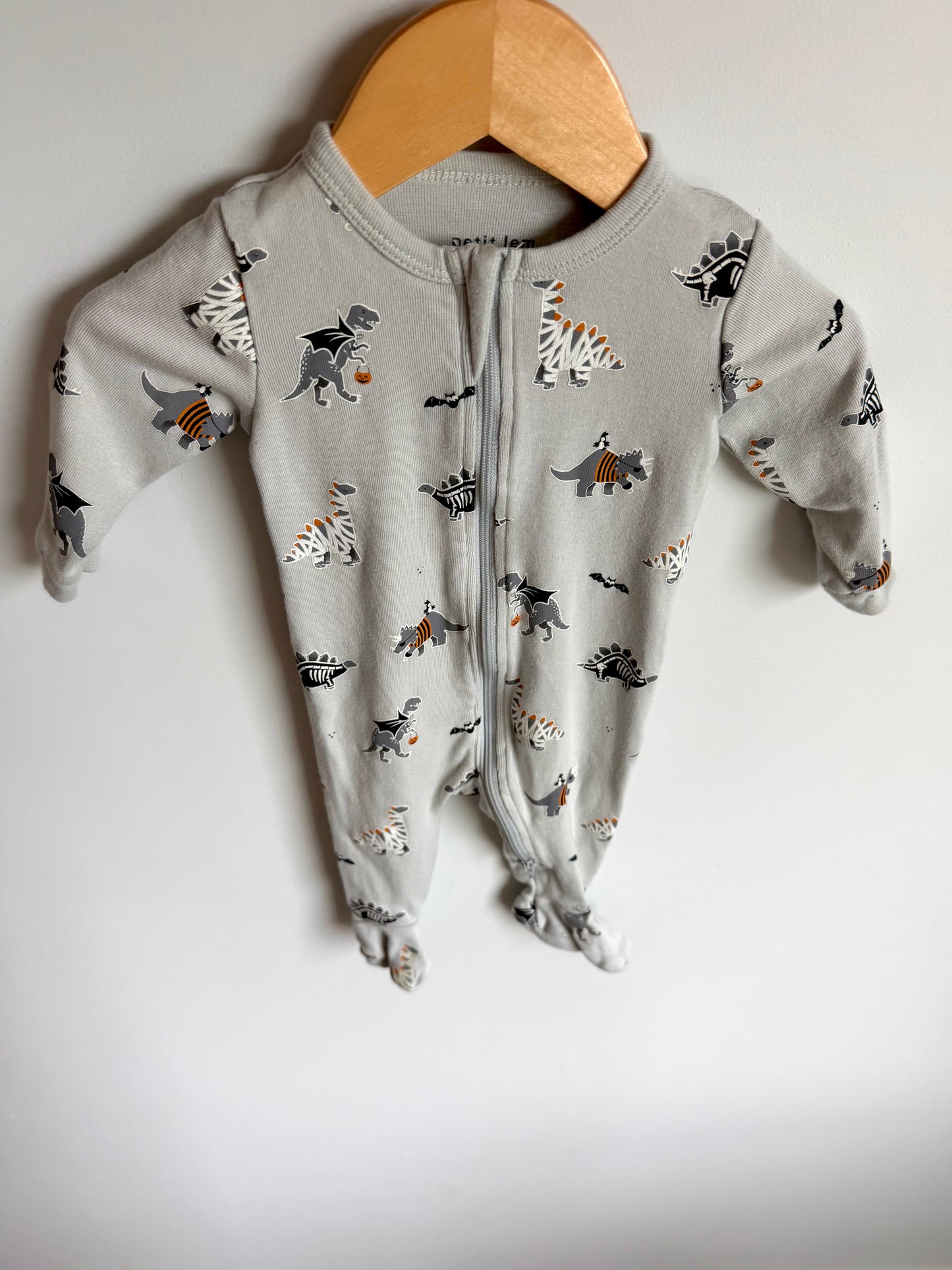 Organic Cotton Halloween Dino Sleeper /3m