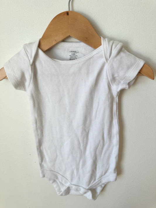 White Bodysuit / 3-6m