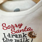 NEW Organic Santa Bodysuit / 3-6m