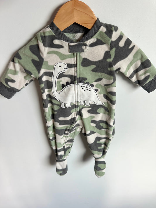 Fleece Camo Dino Sleeper / 3m