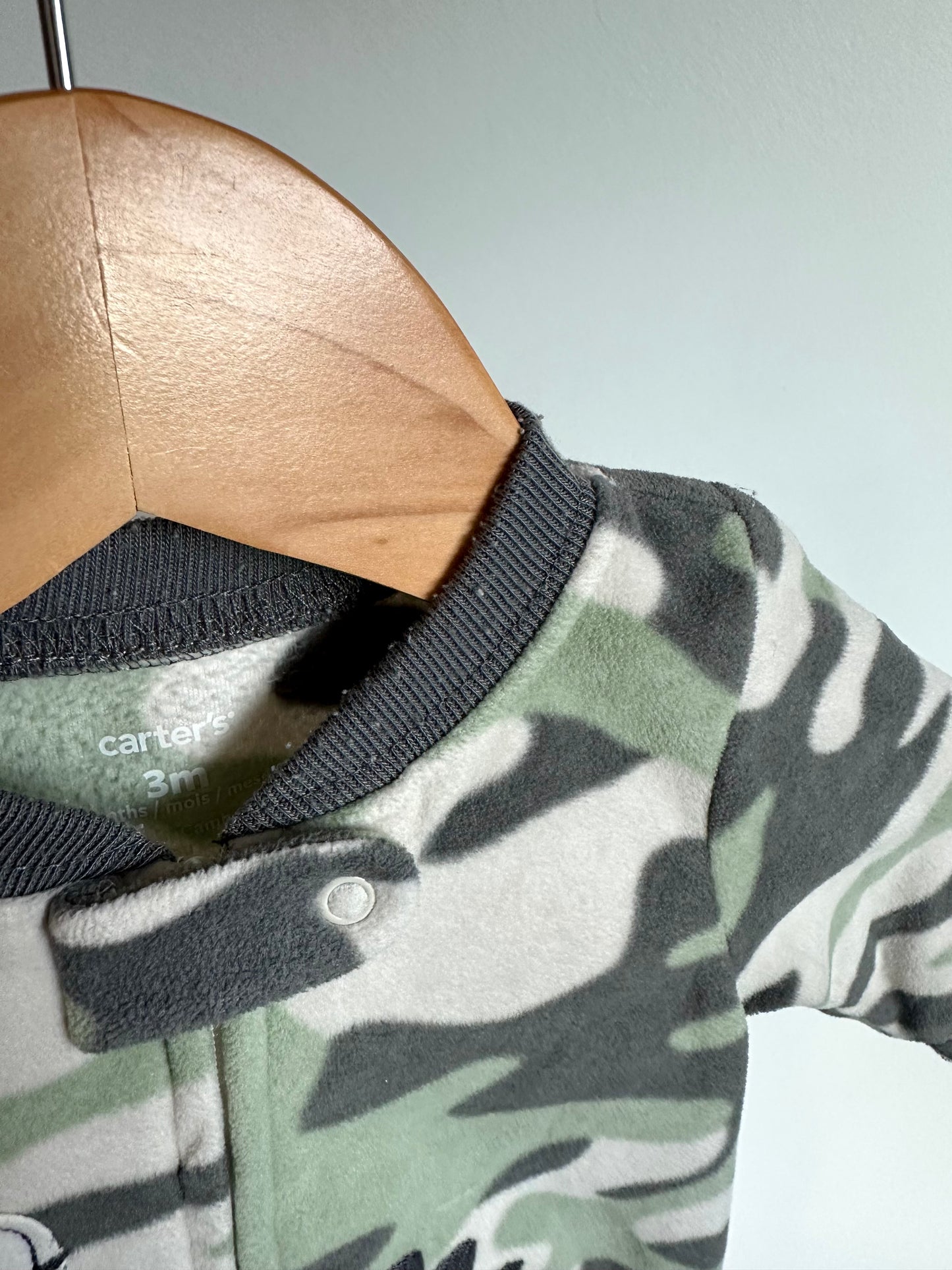 Fleece Camo Dino Sleeper / 3m