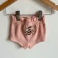 Pink Rib Bumble Bee Shorts / 3m