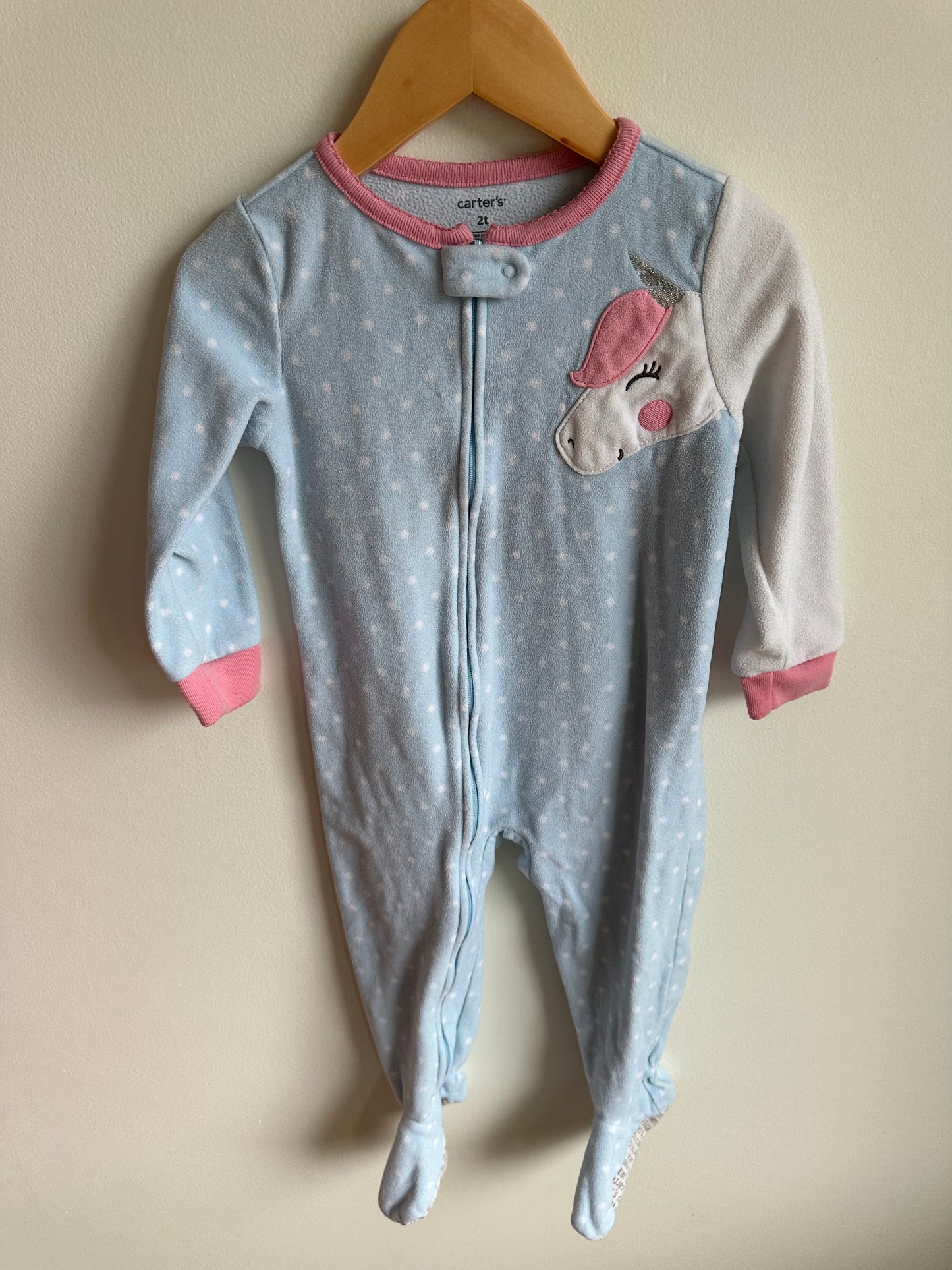 Fleece Unicorn Sleeper / 2T