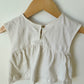 Cream Flowy Tee / 6m