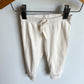 White Tapered Pants / 6-12m